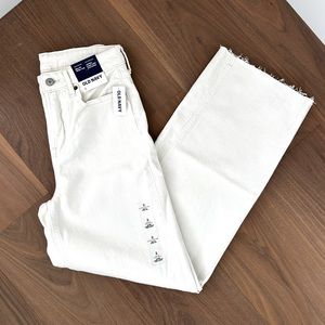 NWT Old Navy Sky High Wide Leg High Rise Jeans Sz 2